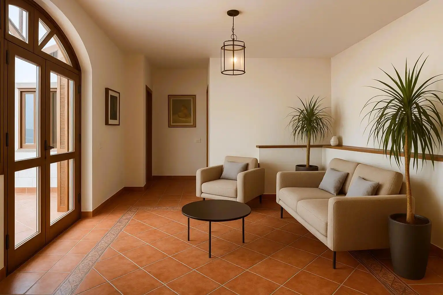 Sala de estar de Casa o chalet en venta en Níjar con Calefacción, Jardín privado y Terraza