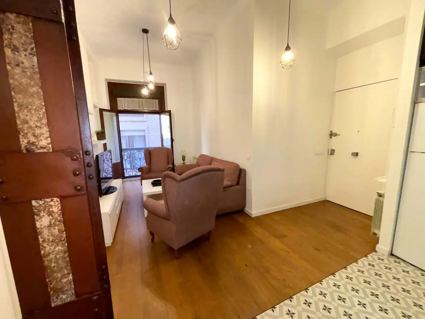 Wohnzimmer von Wohnung zur Miete in Murcia mit Klimaanlage, Heizung und Möbliert