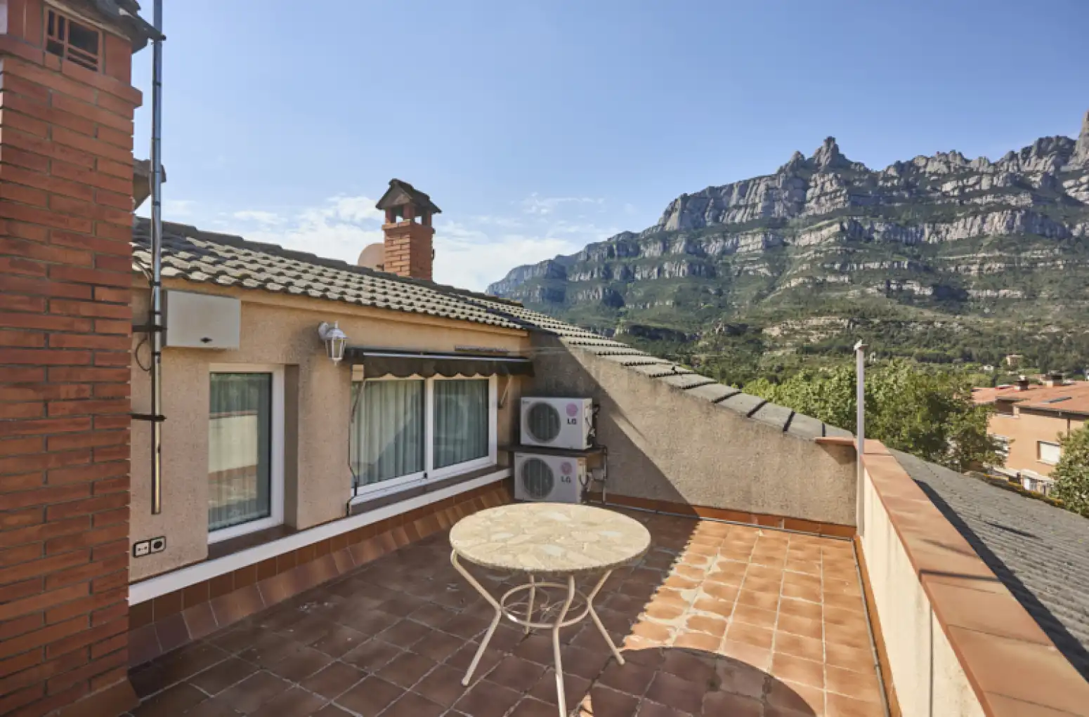 Terraza de Casa o chalet en venta en Monistrol de Montserrat con Aire acondicionado, Calefacción y Jardín privado