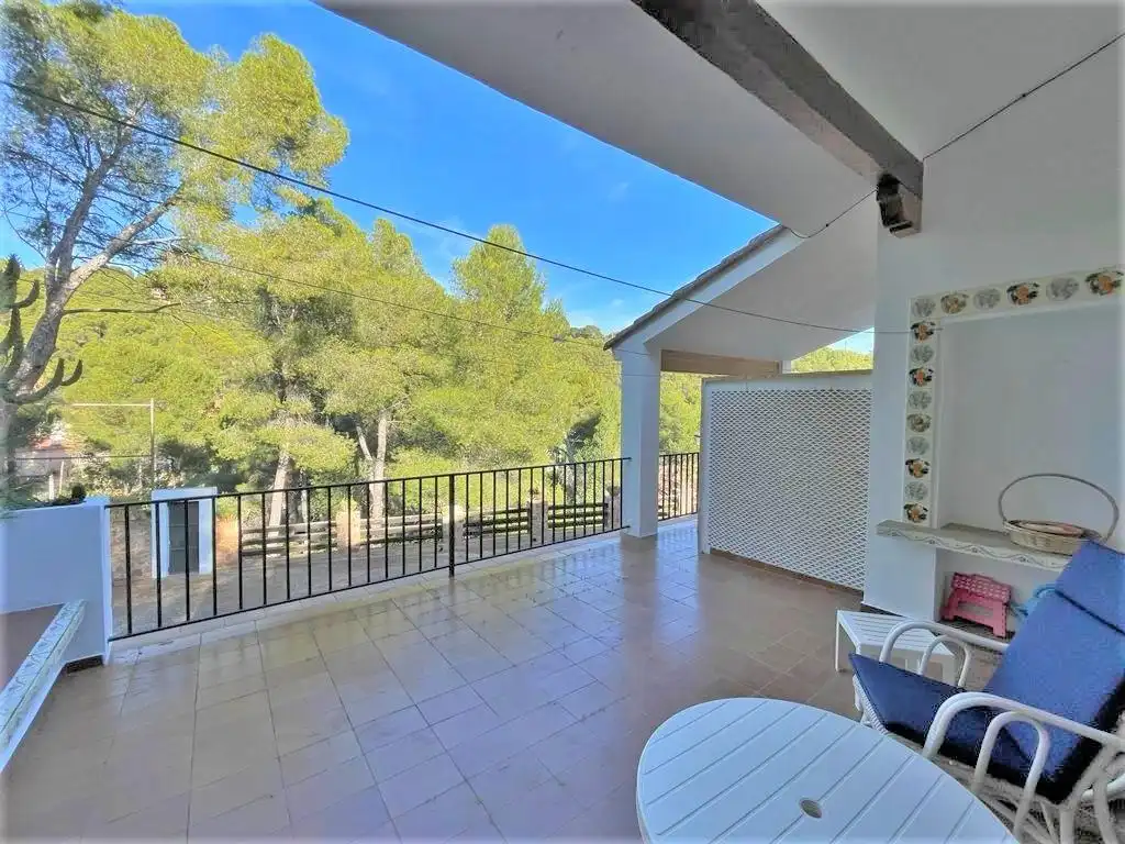 Terrasse von Haus oder Chalet zum Verkauf in Náquera mit Klimaanlage, Heizung und Privatgarten