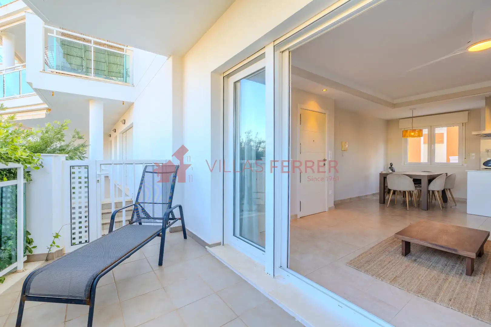 Balcony of Flat for sale in Dénia  with Air Conditioner, Terrace and Furnished