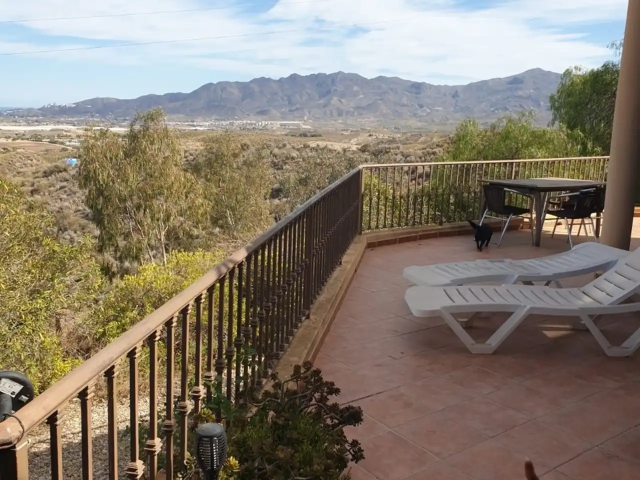 Terrassa de Casa o xalet en venda en Los Gallardos amb Aire condicionat, Terrassa i Piscina