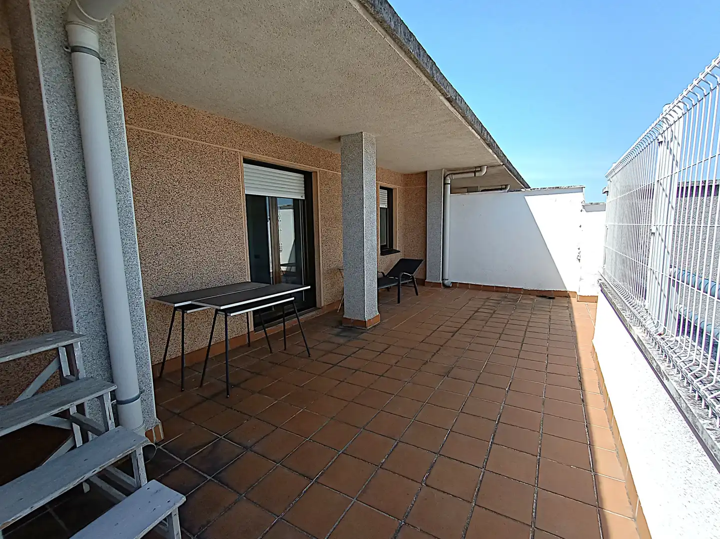 Terrace of Attic for rent in Barañáin / Barañain  with Heating, Parquet flooring and Terrace