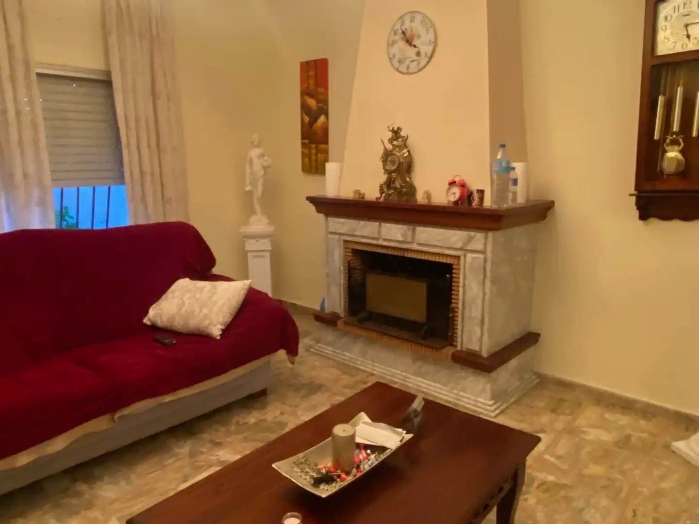 Sala d'estar de Finca rústica en venda en Elche / Elx amb Jardí privat, Terrassa i Piscina