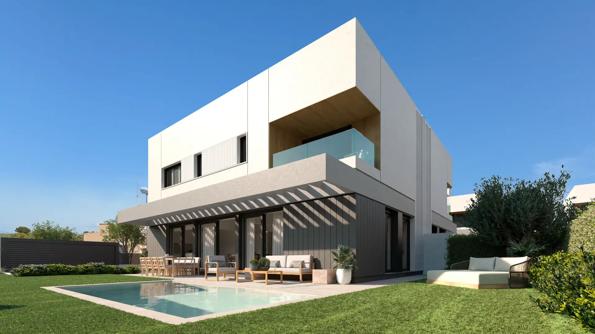 Exterior view of Country homes for sale in Llucmajor  with Air Conditioner, Heating and Terrace