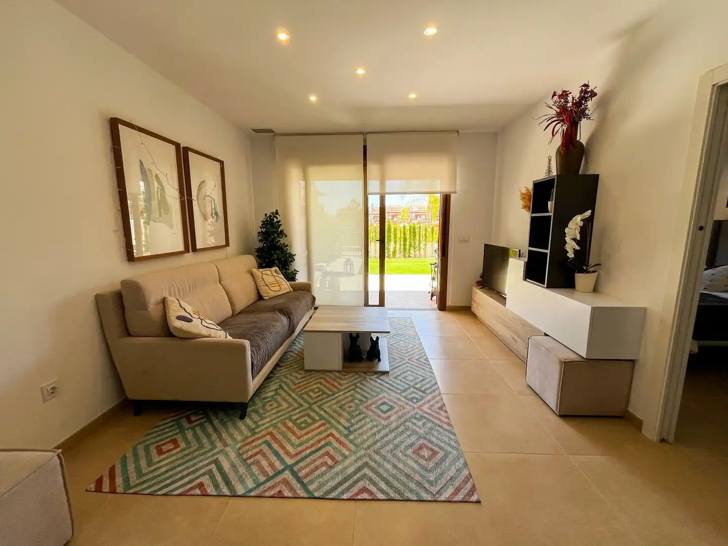 Living room of Apartments for rent in Orihuela  with Air Conditioner, Terrace and Furnished