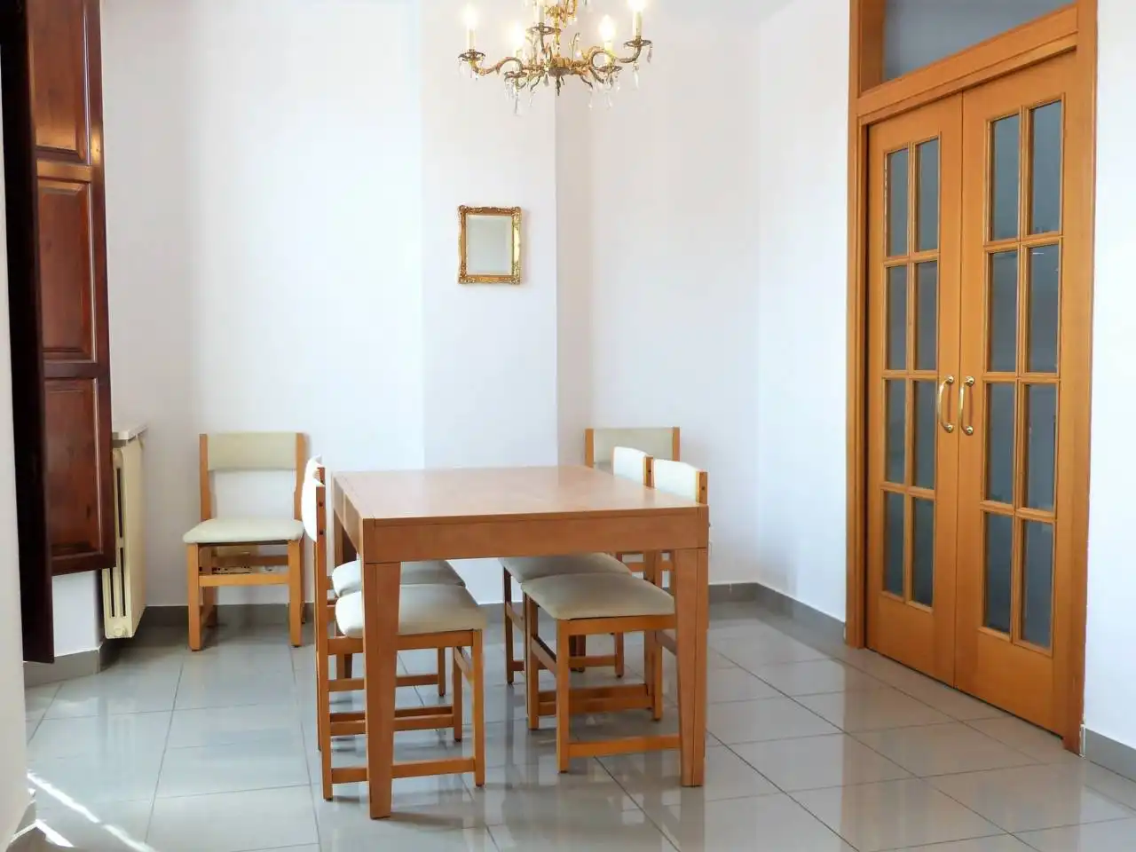 Esszimmer von Wohnung zur Miete in Vic mit Heizung, Möbliert und Balkon