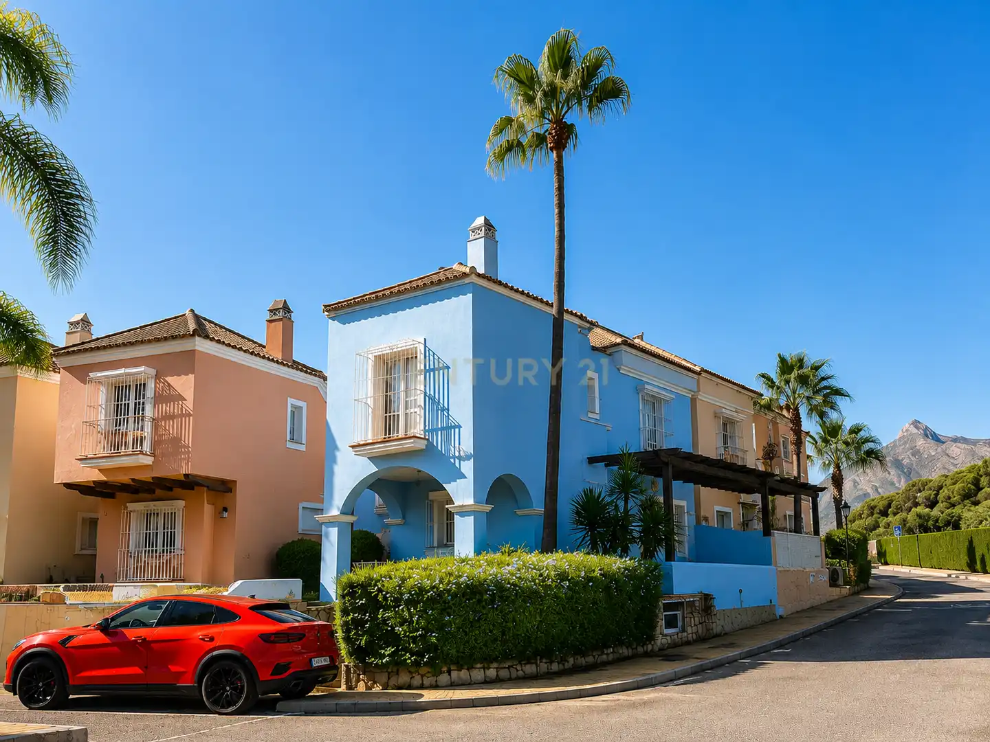 Exterior view of Houses for sale in Marbella  with Air Conditioner, Private garden and Oven