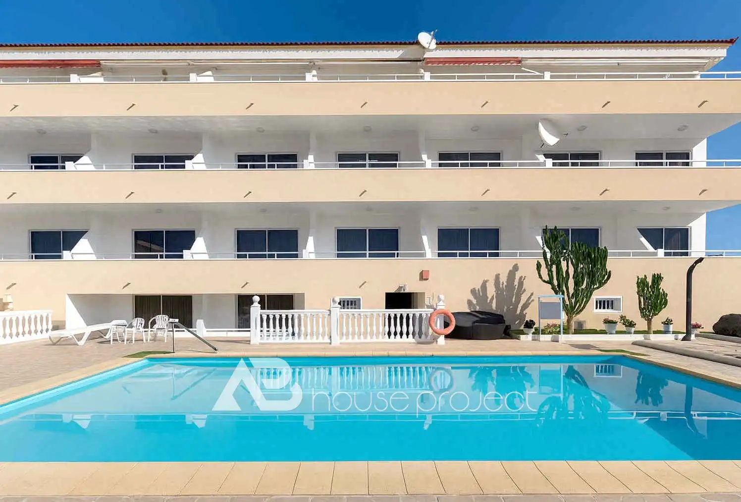 Schwimmbecken von Wohnung zum Verkauf in Adeje mit Terrasse, Möbliert und Gemeinschaftspool