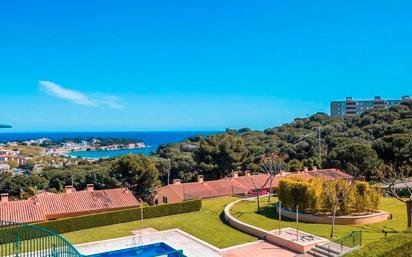 Swimming pool of Single-family semi-detached for sale in Sant Feliu de Guíxols  with Heating, Terrace and Storage room