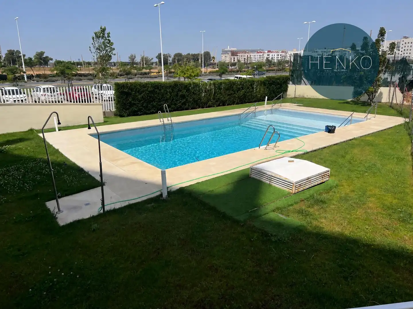 Swimming pool of Flat for sale in Huelva  with Air Conditioner, Heating and Terrace