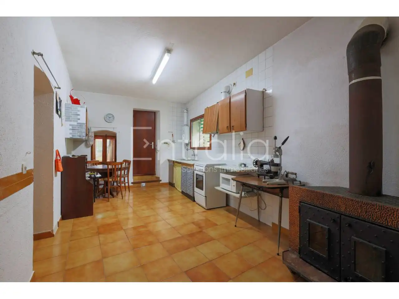 Cocina de Casa o chalet en venta en Jafre con Calefacción, Jardín privado y Terraza