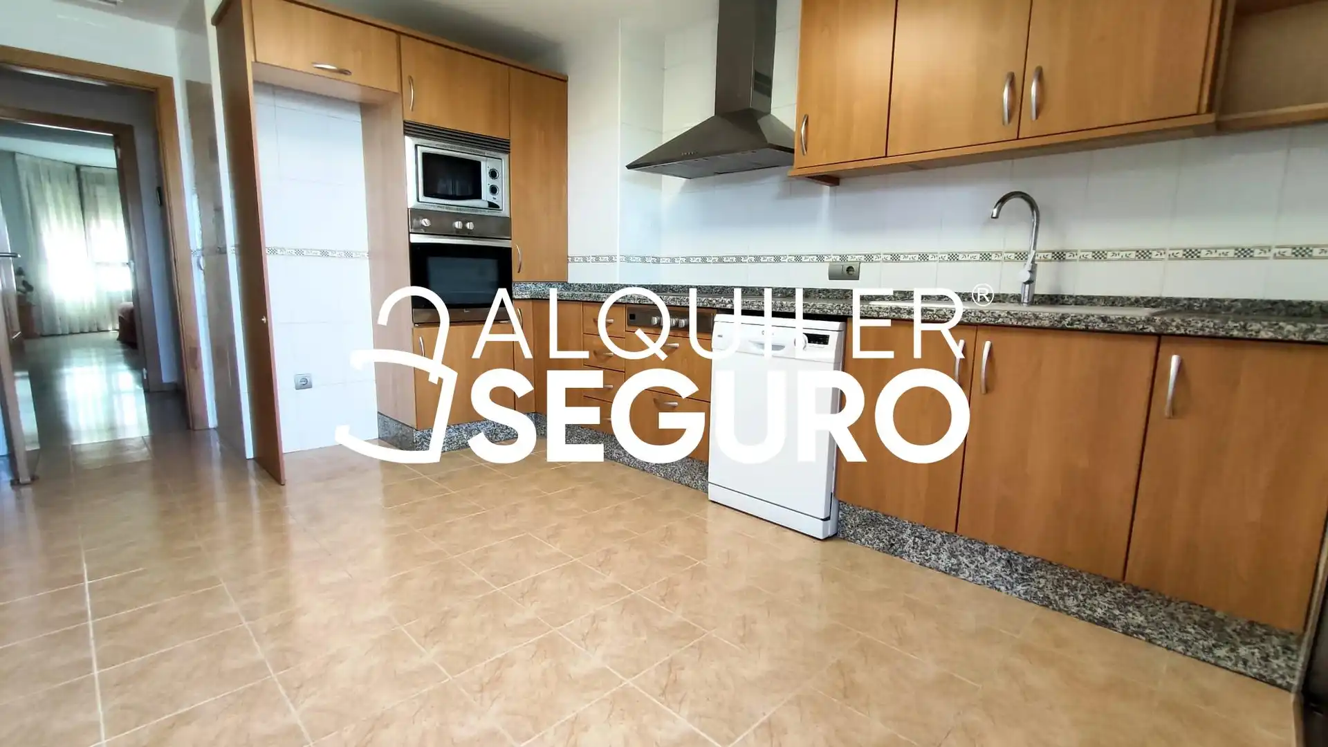 Kitchen of Flat for rent in Torrent  with Air Conditioner, Terrace and Storage room