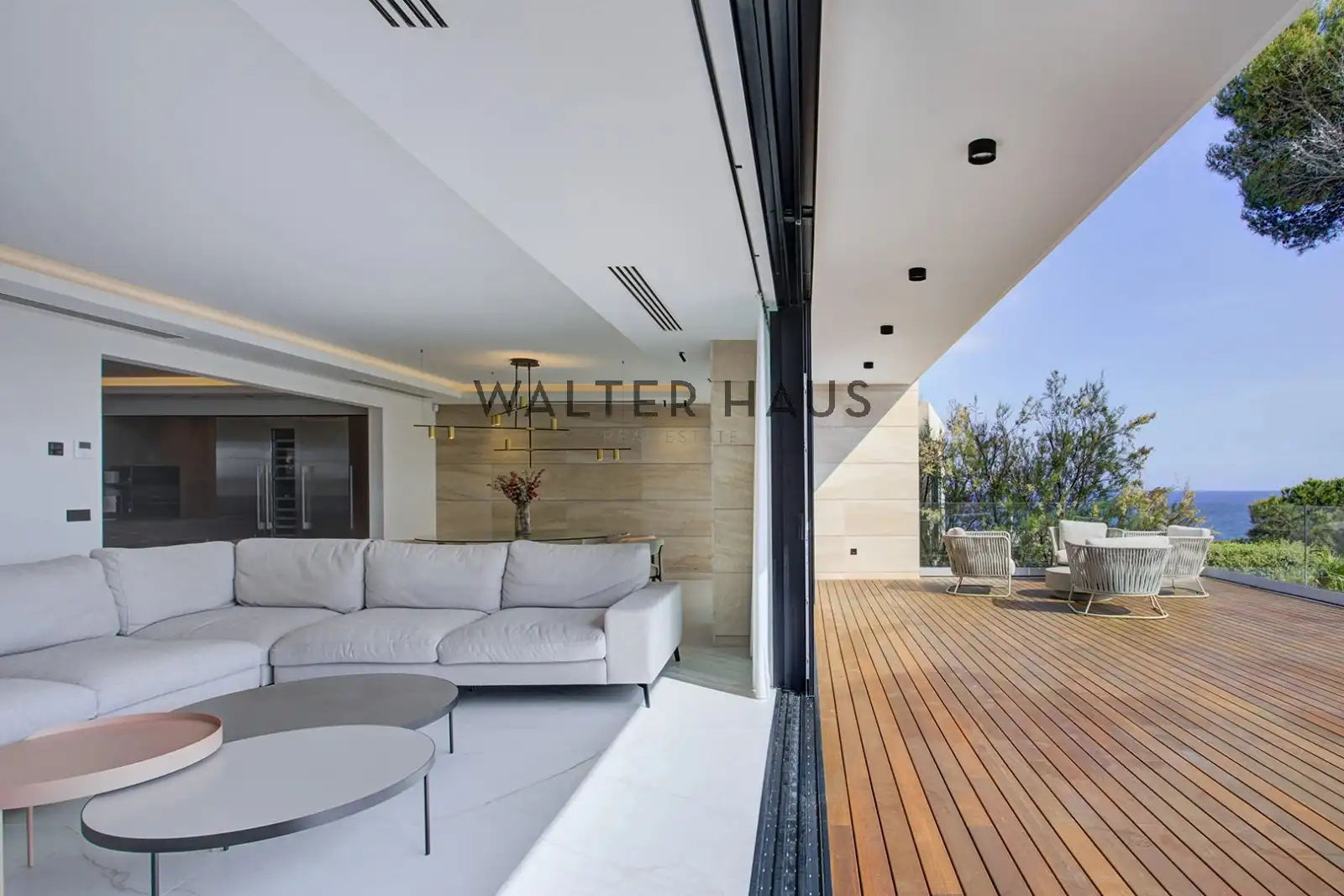 Terraza de Casa o chalet en venta en Sant Feliu de Guíxols con Aire acondicionado, Jardín privado y Terraza