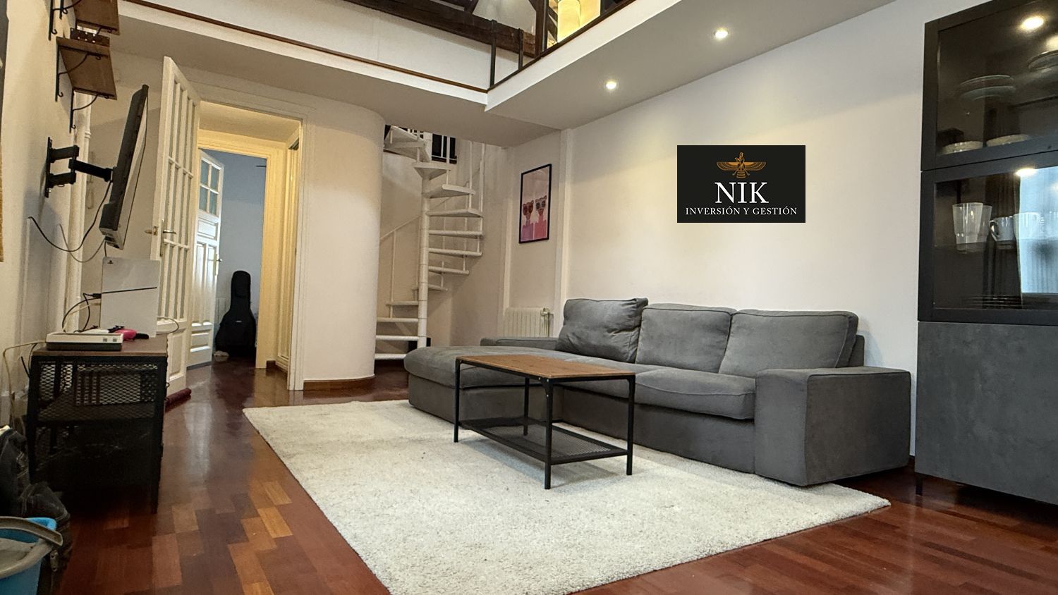 Sala d'estar de Àtic en venda en  Madrid Capital amb Aire condicionat, Calefacció i Terrassa