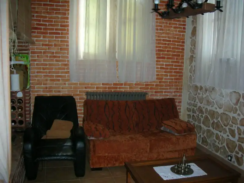 Sala de estar de Finca rústica en venta en La Ràpita con Jardín privado, Piscina y Alarma
