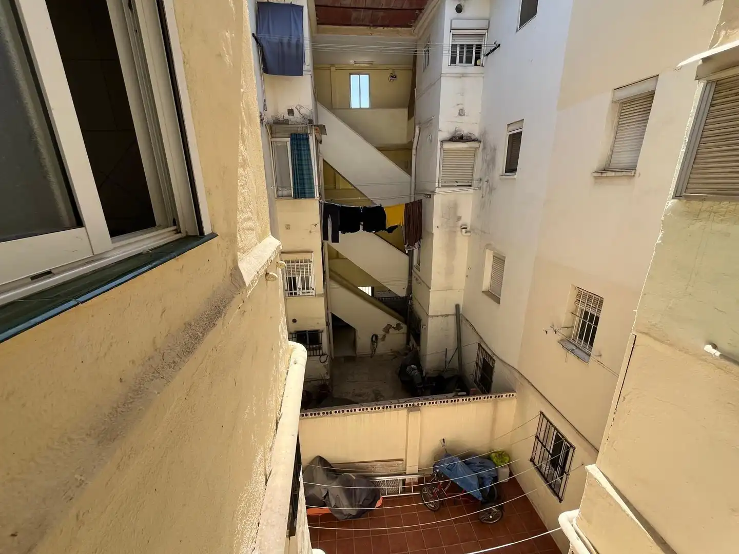 Balcony of Flat for rent in Sevilla  with Air Conditioner and Furnished