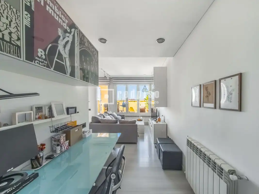 Living room of Attic for sale in Madrid  with Air Conditioner, Heating and Terrace