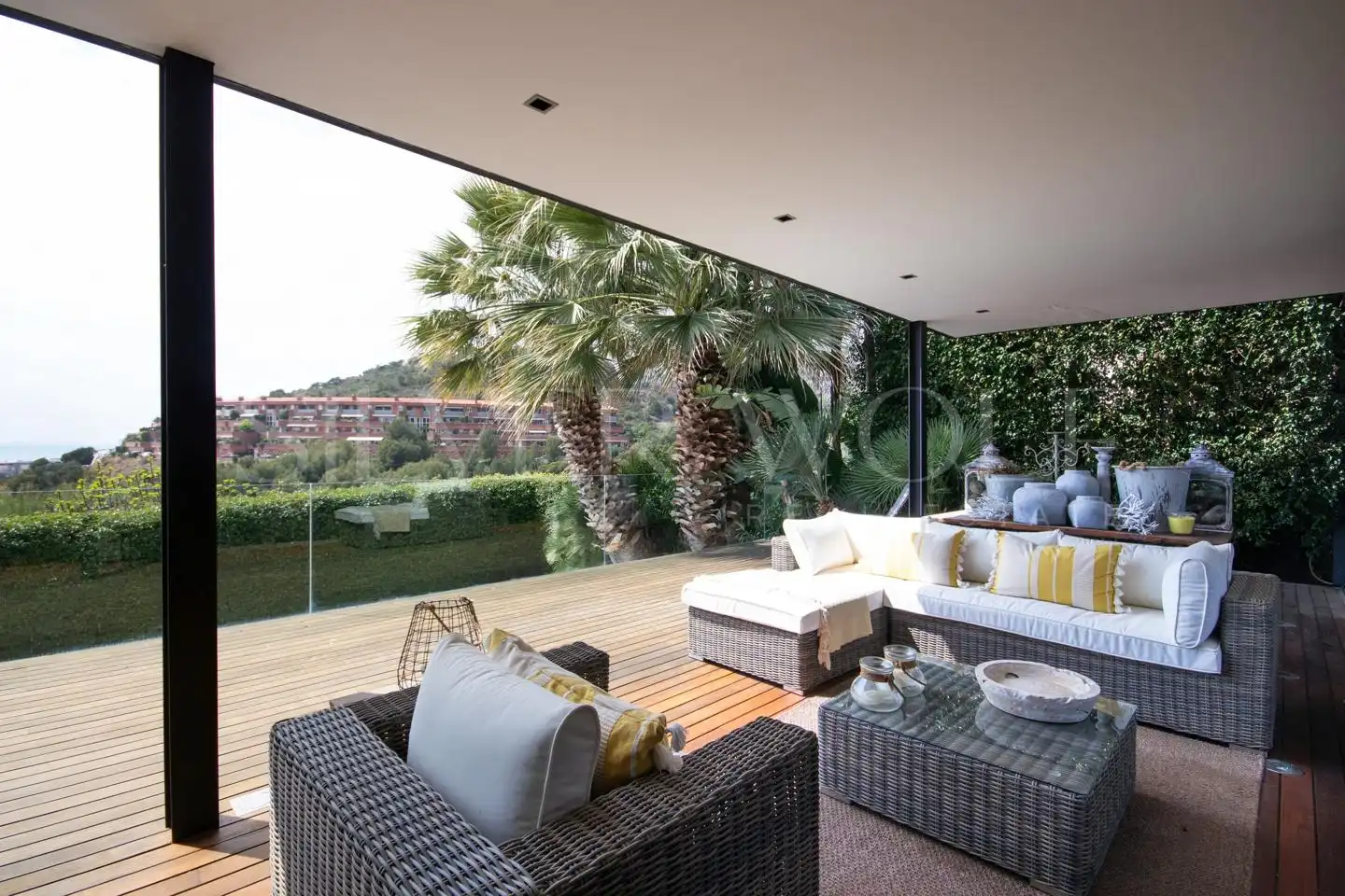 Terraza de Casa o chalet en venta en Sitges con Aire acondicionado, Calefacción y Jardín privado