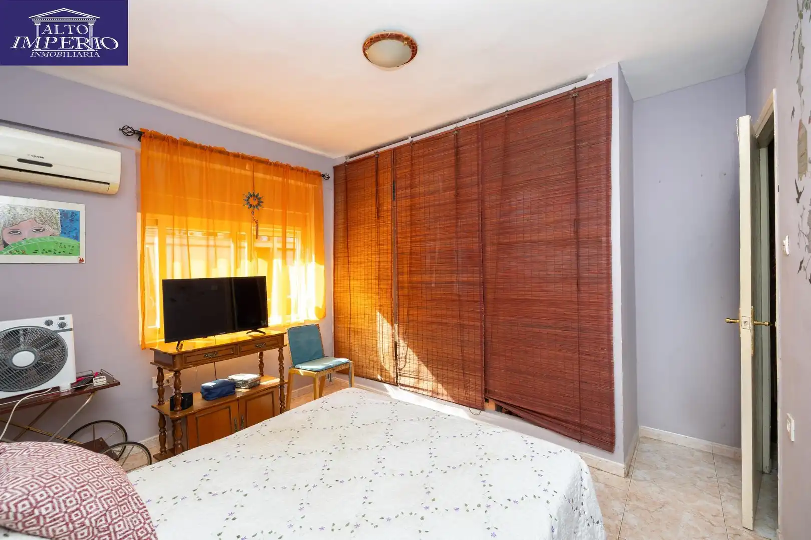 Bedroom of Flat for sale in Zaidín