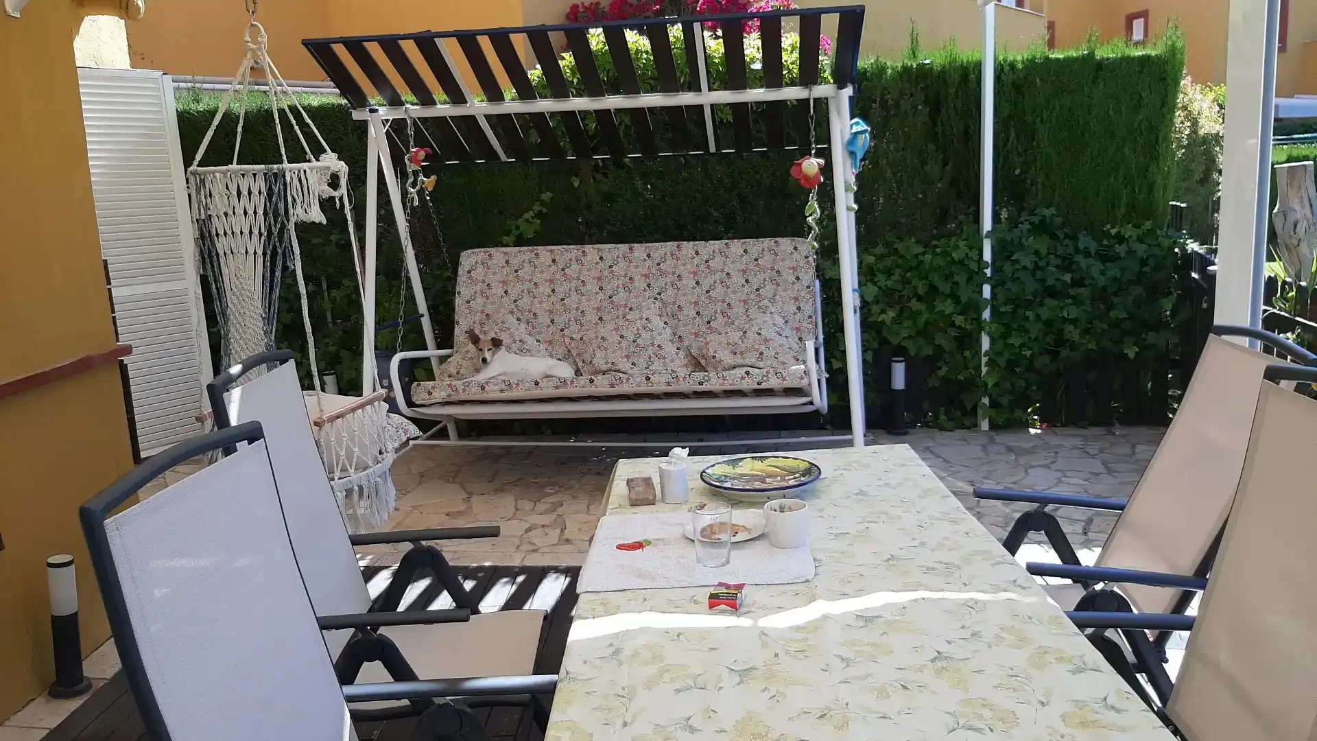 Terrassa de Casa adosada de lloguer en Rota amb Aire condicionat, Jardí privat i Traster