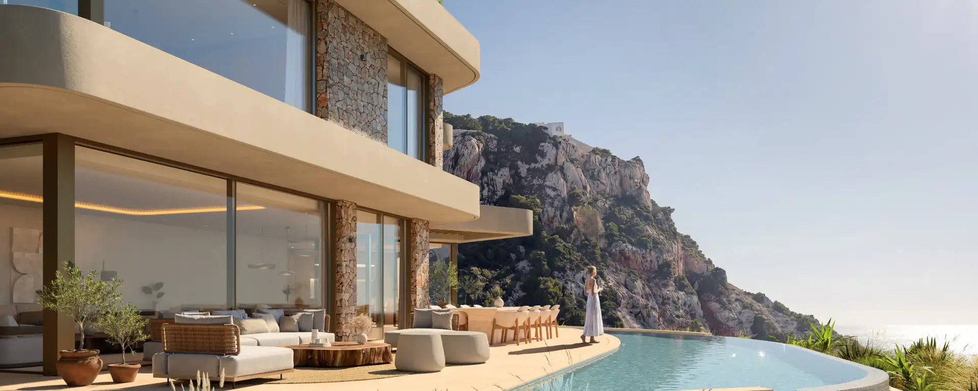 Terrassa de Casa o xalet en venda en Jávea / Xàbia amb Aire condicionat, Jardí privat i Terrassa