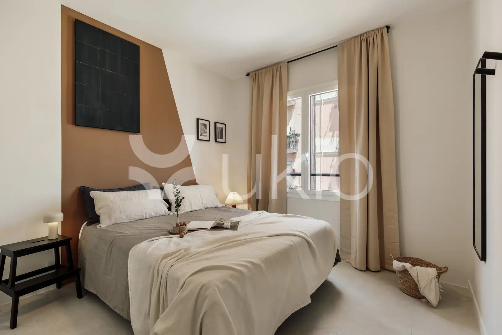 Habitación de Apartamento de alquiler en Barcelona con Aire acondicionado, Calefacción y Terraza