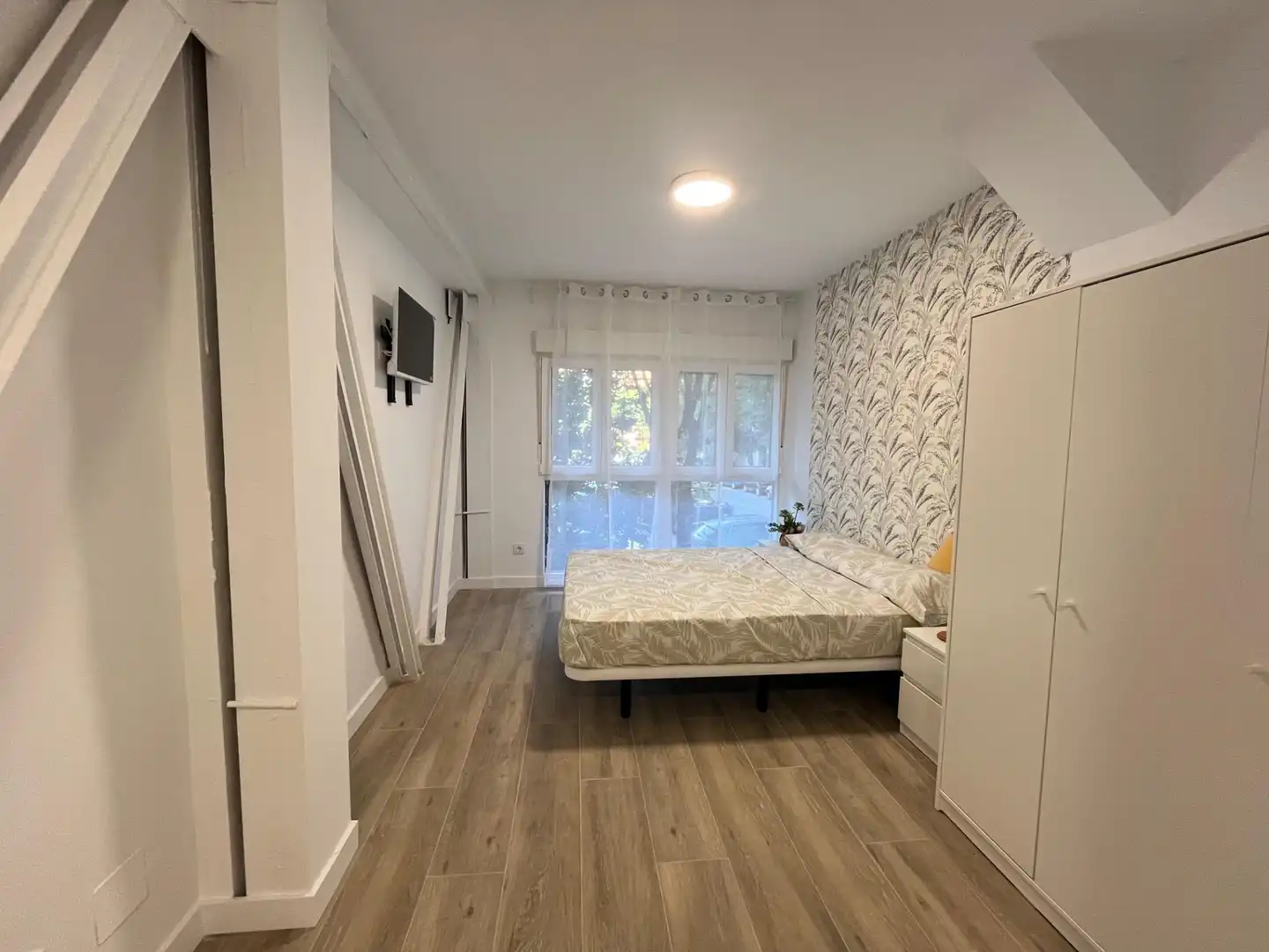 Schlafzimmer von Wohnung zur untervermieten in Madrid mit Heizung