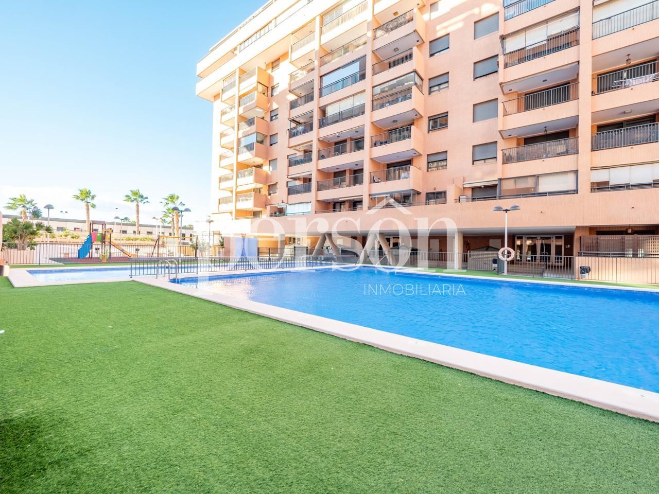 Swimming pool of Flat for sale in Alboraya  with Air Conditioner, Terrace and Storage room