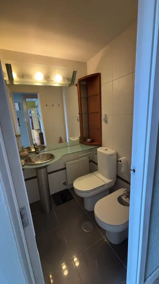 Bathroom of Flat for rent in Madrid  with Air Conditioner and Furnished