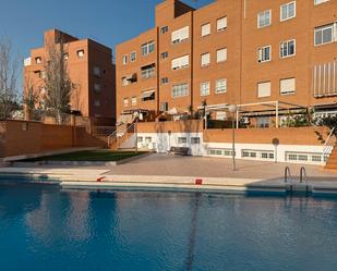 Swimming pool of Flat for sale in  Almería Capital  with Air Conditioner, Terrace and Furnished