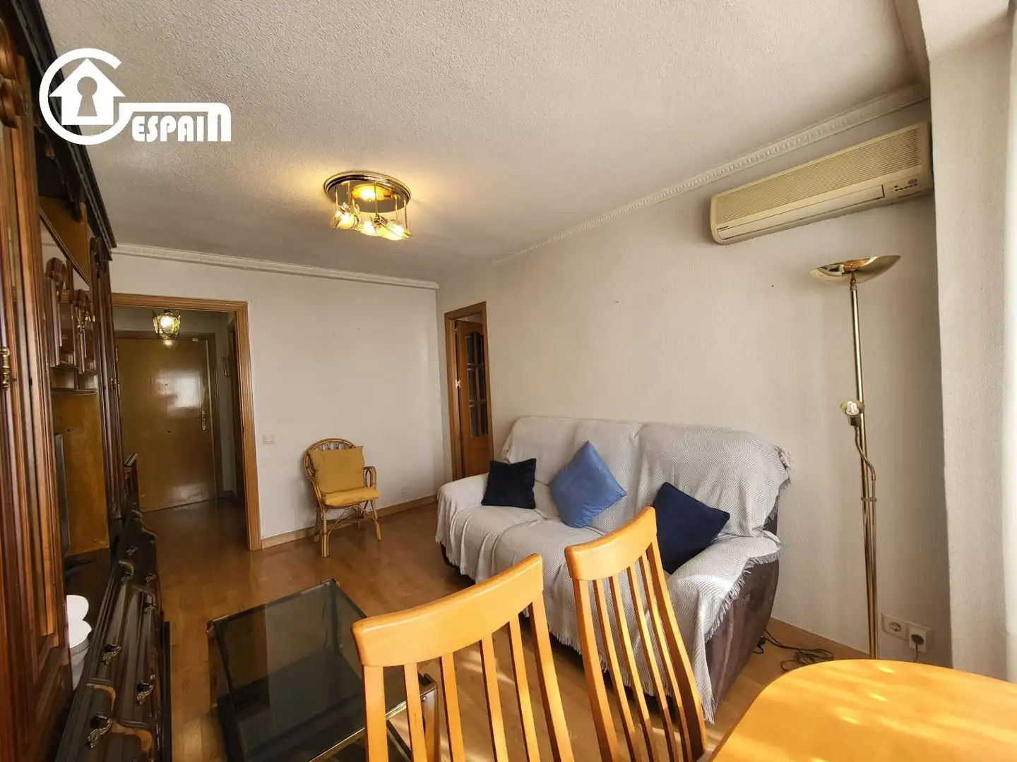 Wohnzimmer von Wohnung zum Verkauf in Madrid mit Heizung, Terrasse und Möbliert