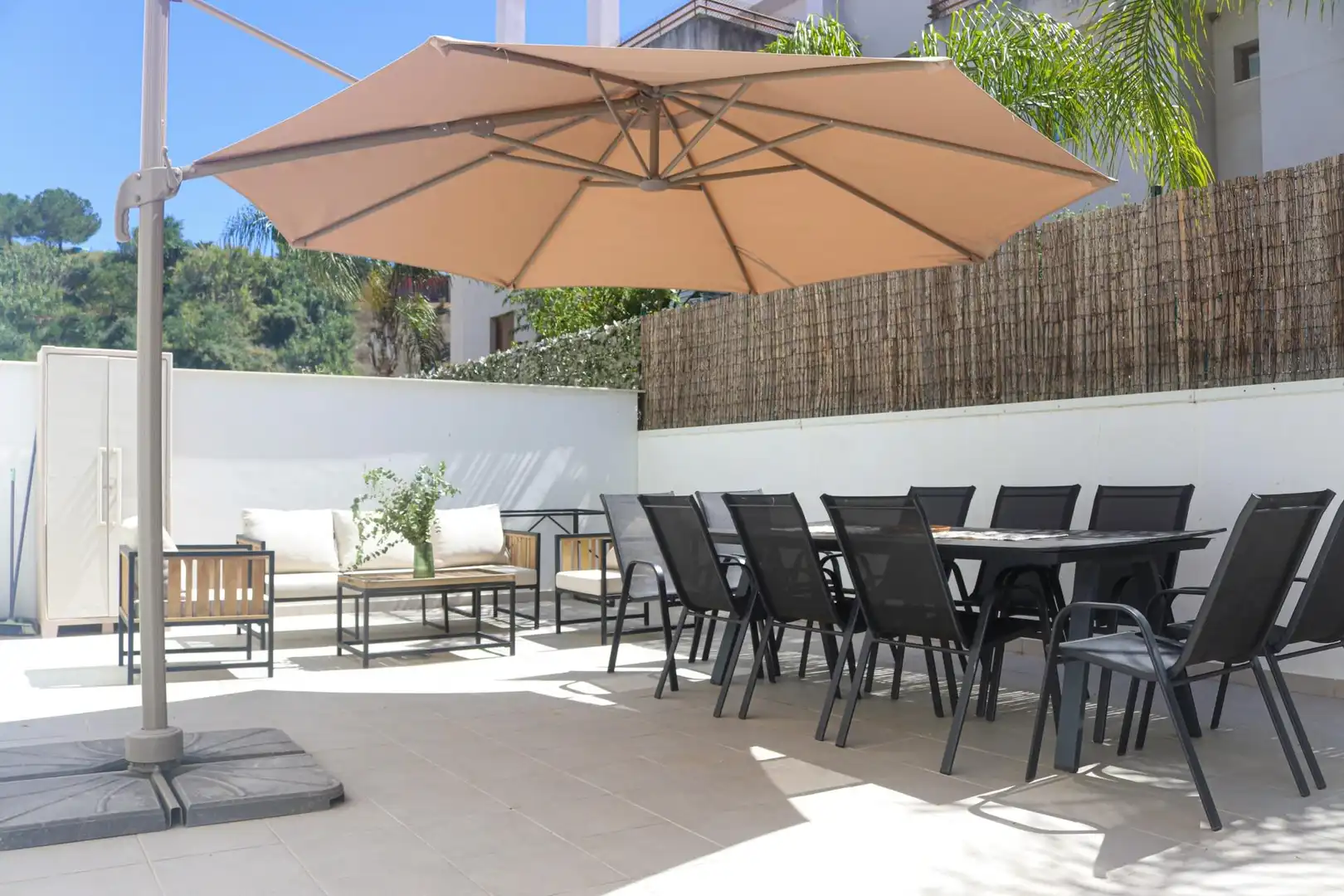 Terraza de Planta baja en venta en Mijas con Aire acondicionado, Jardín privado y Terraza