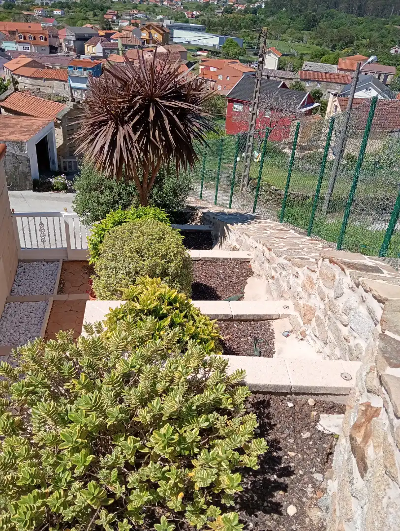 Terrassa de Casa o xalet en venda en Muros amb Aire condicionat, Calefacció i Jardí privat