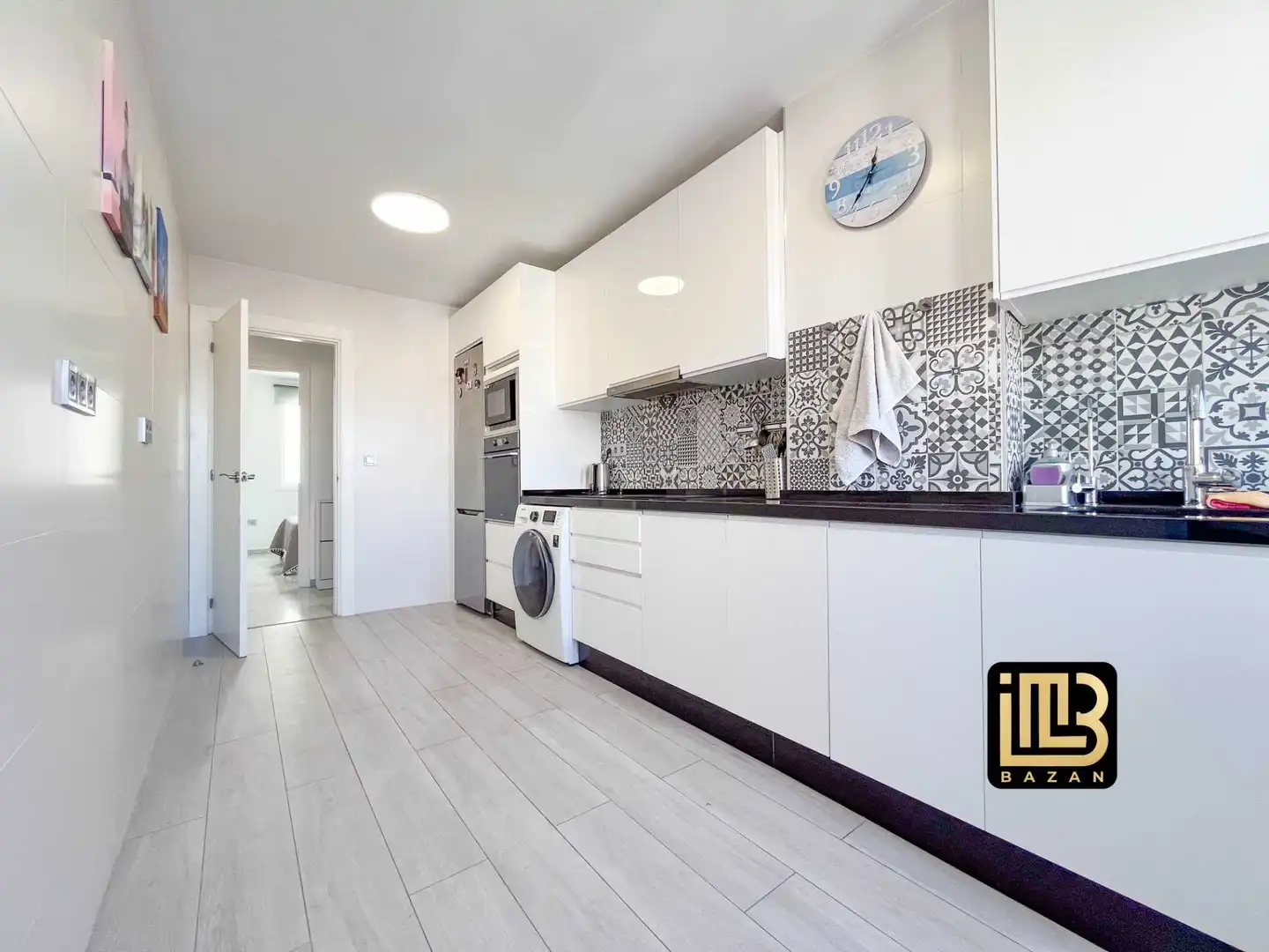 Küche von Wohnung zur Miete in Málaga mit Klimaanlage, Heizung und Möbliert