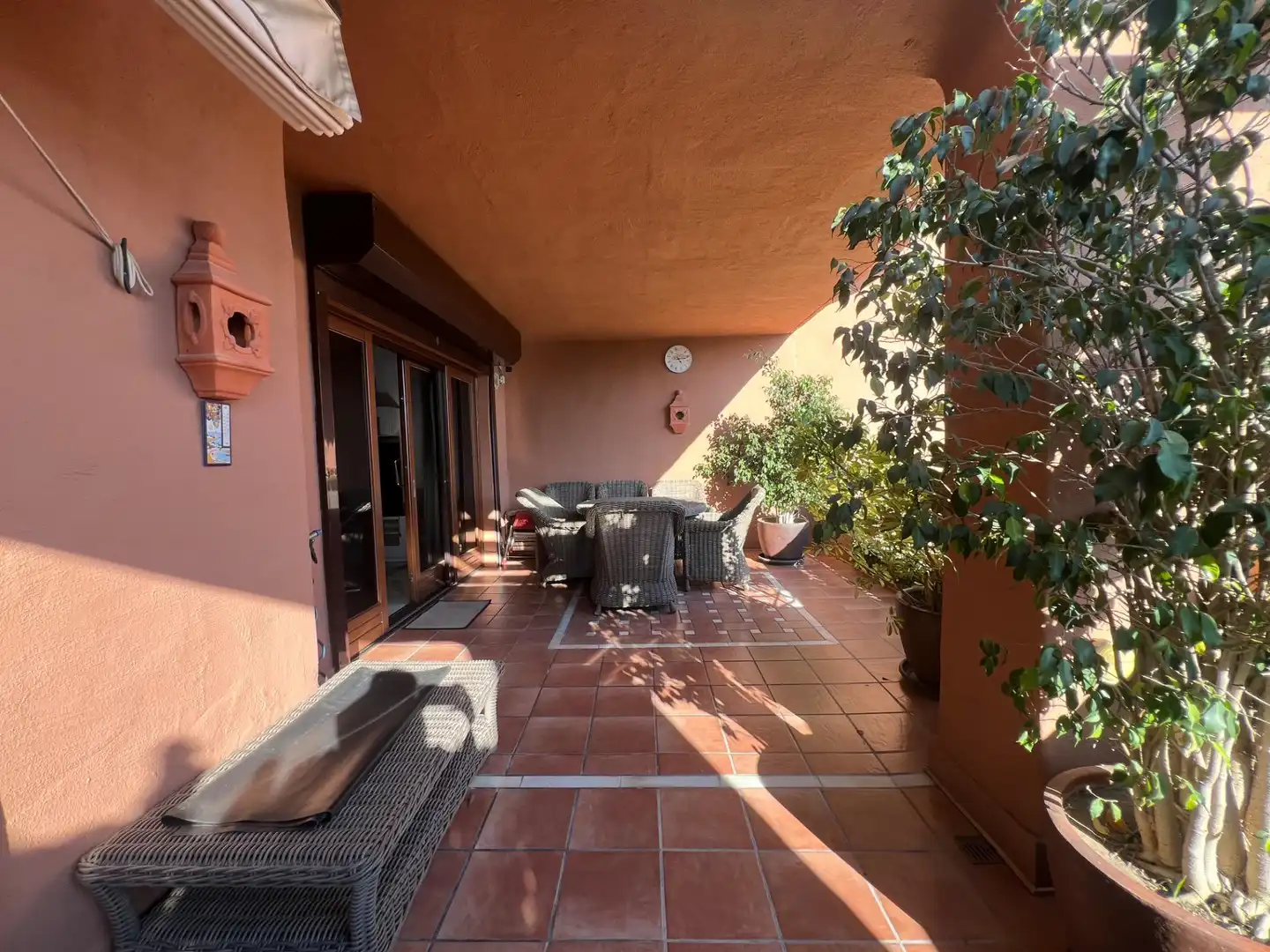 Terrace of Flat for sale in Estepona  with Air Conditioner, Private garden and Terrace