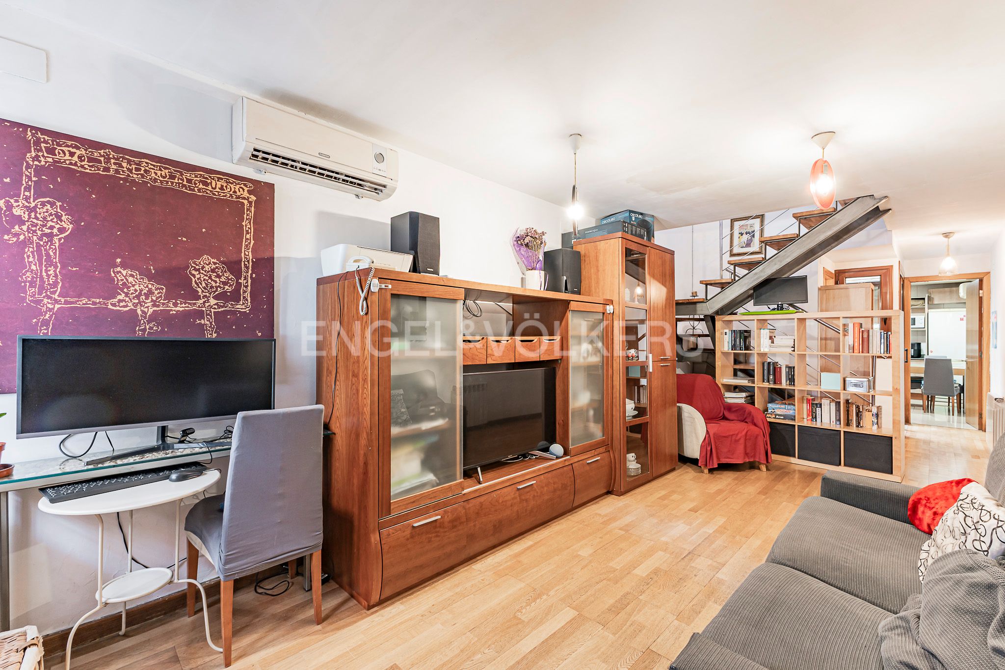 Living room of House or chalet for sale in  Barcelona Capital  with Heating and Balcony