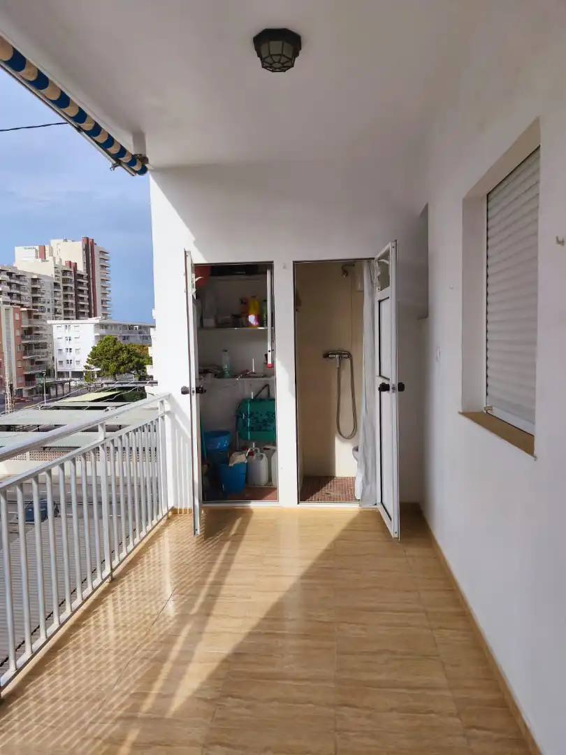 Terrasse von Wohnungen zur Miete in Gandia mit Möbliert, Ofen und Waschmaschine