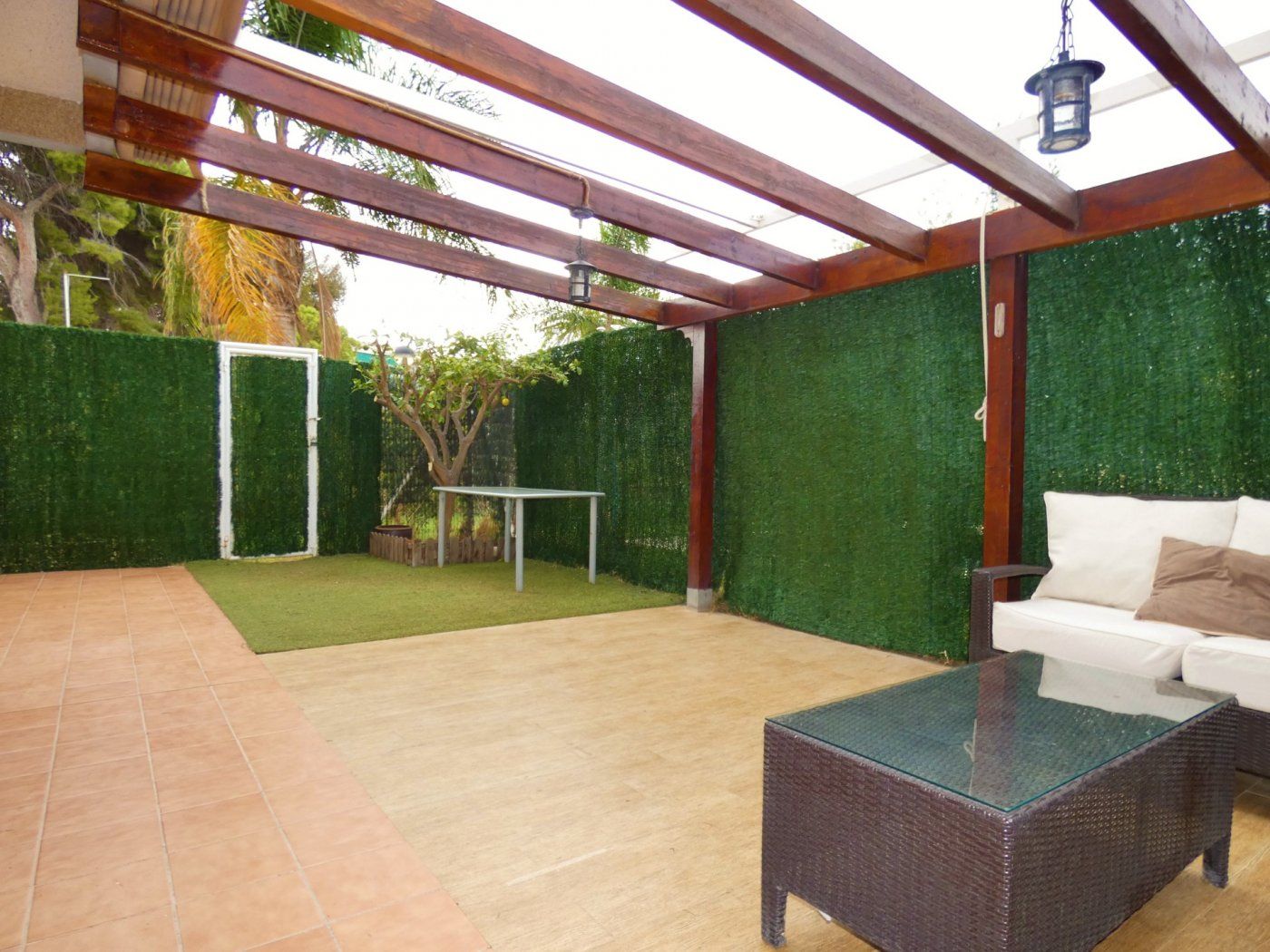 Terraza de Planta baja de alquiler en Sant Joan d'Alacant con Aire acondicionado, Jardín privado y Terraza