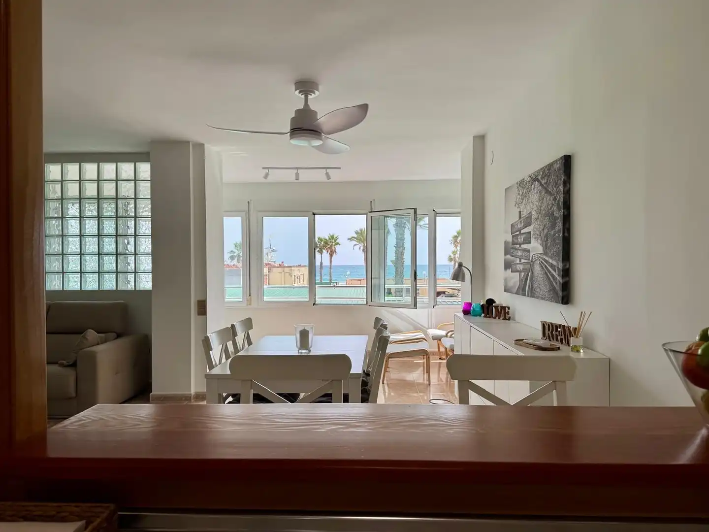 Dining room of Apartments for rent in Alicante / Alacant  with Air Conditioner, Furnished and Community pool
