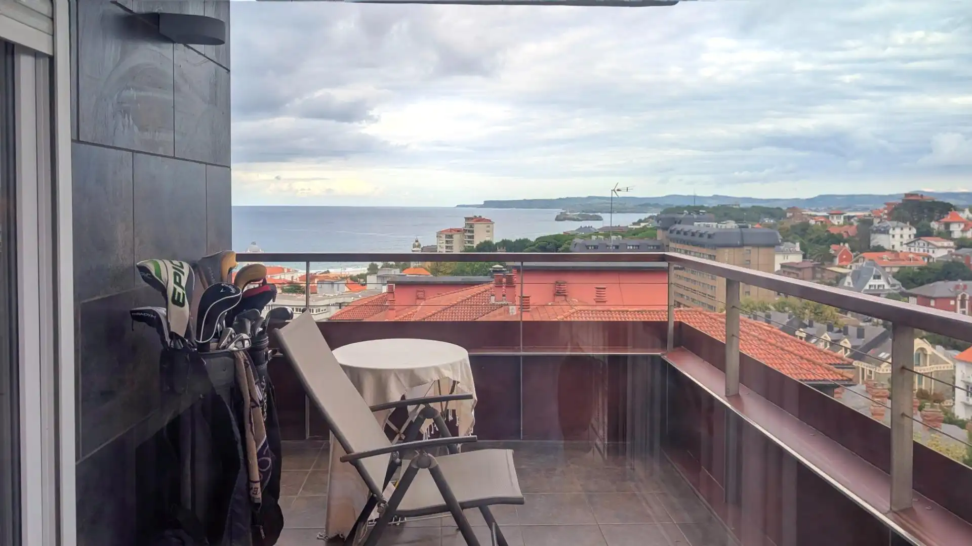 Balcony of Flat for sale in Santander  with Heating, Terrace and Storage room