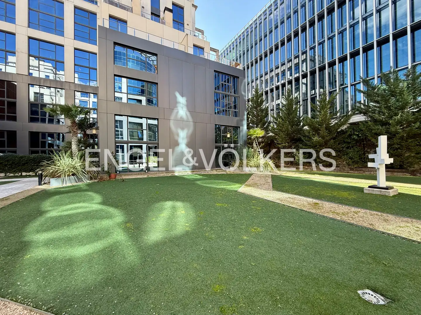 Terrasse von Maisonette zur Miete in Madrid mit Klimaanlage, Heizung und Privatgarten