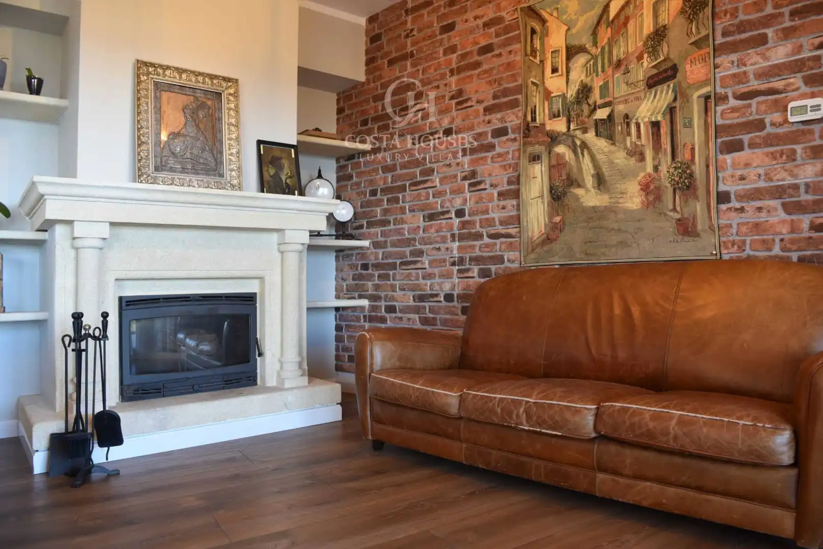 Living room of Houses for sale in Jávea / Xàbia  with Air Conditioner, Private garden and Parquet flooring