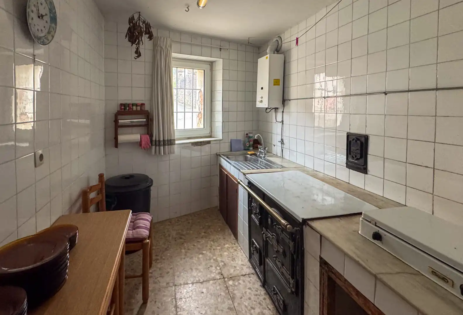 Cocina de Casa adosada en venta en Alfoz de Lloredo con Terraza