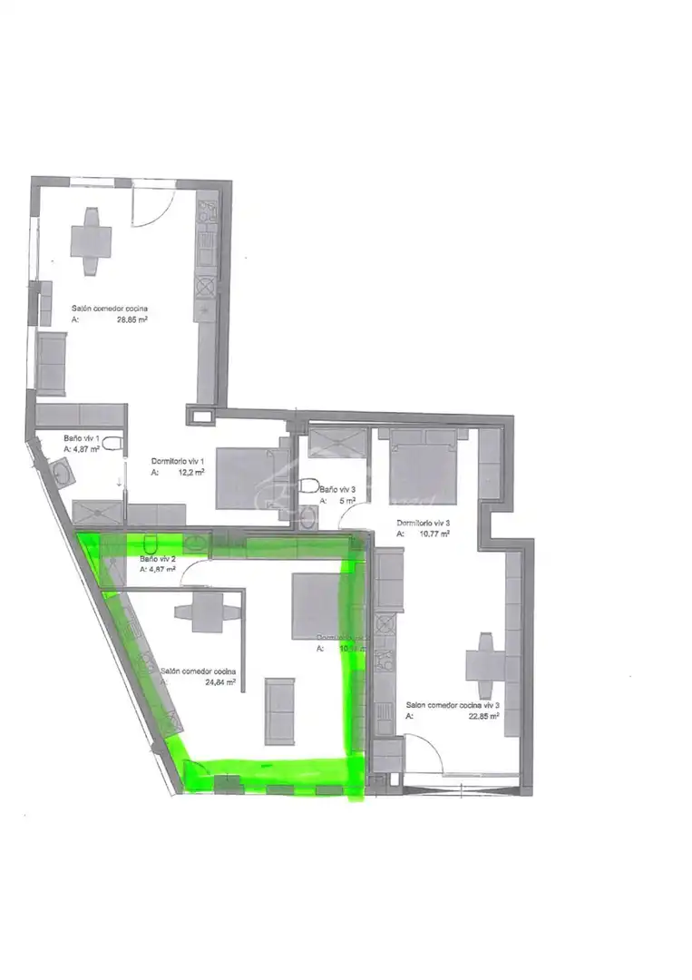 Flat with pool for sale in Hercules, imagen 15