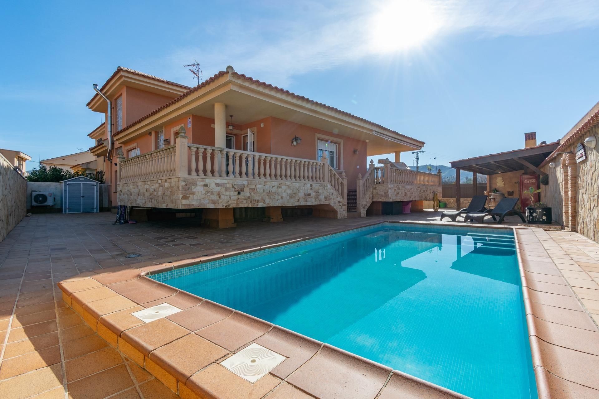 Swimming pool of Houses for sale in La Unión  with Air Conditioner, Private garden and Terrace