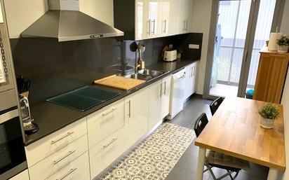 Kitchen of Flat for sale in Badalona  with Air Conditioner, Heating and Private garden