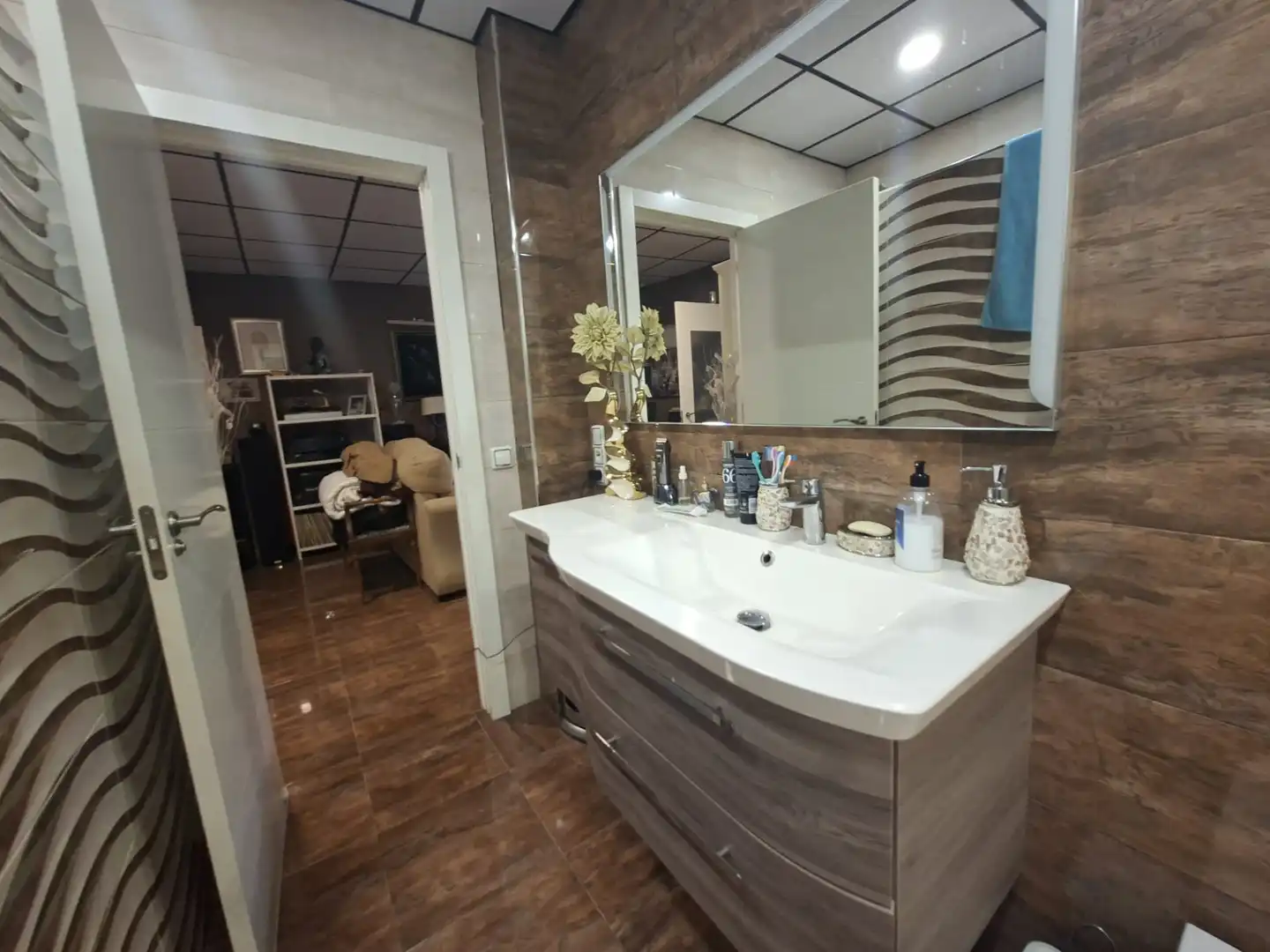 Baño de Casa o chalet en venta en Espartinas con Aire acondicionado, Jardín privado y Trastero