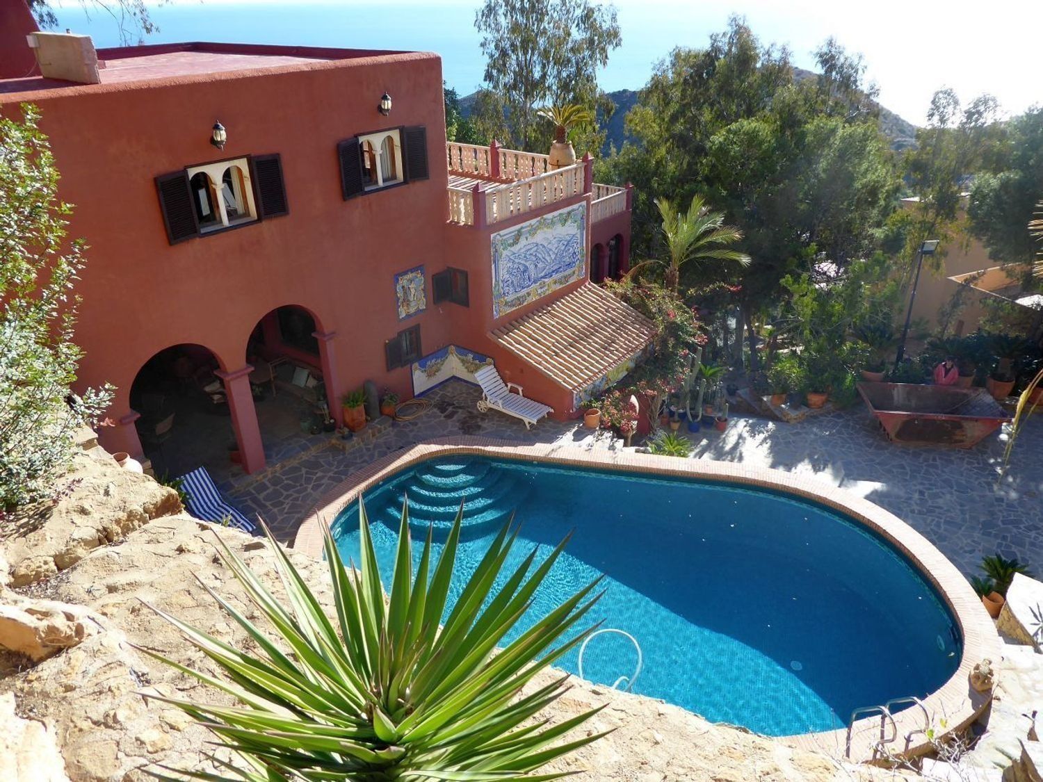 Swimming pool of House or chalet for sale in Mojácar  with Terrace, Storage room and Swimming Pool