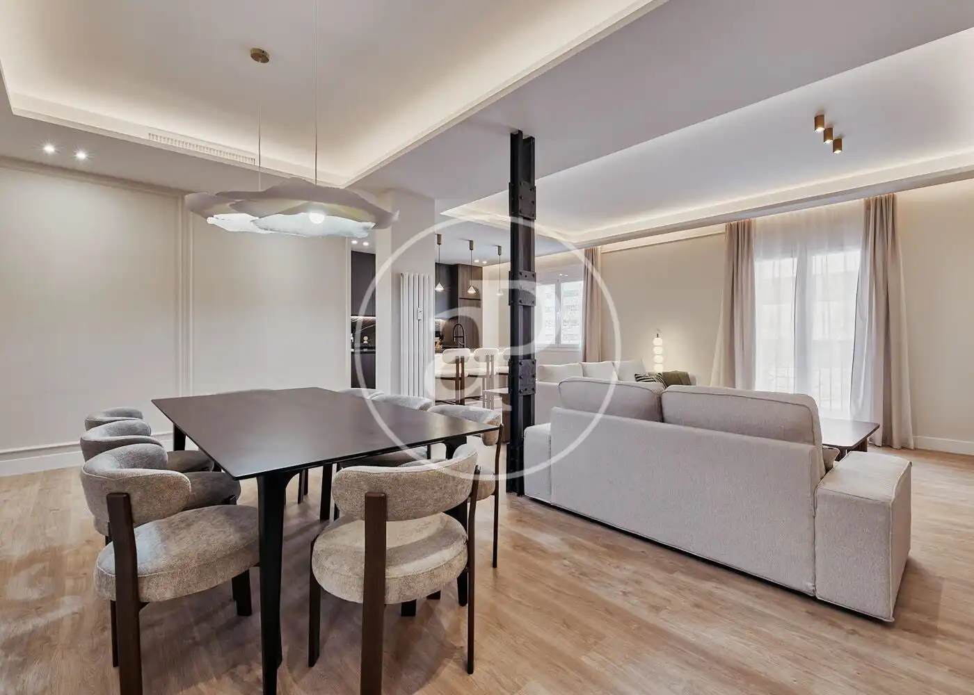 Wohnzimmer von Wohnung zum Verkauf in Madrid mit Klimaanlage, Heizung und Möbliert
